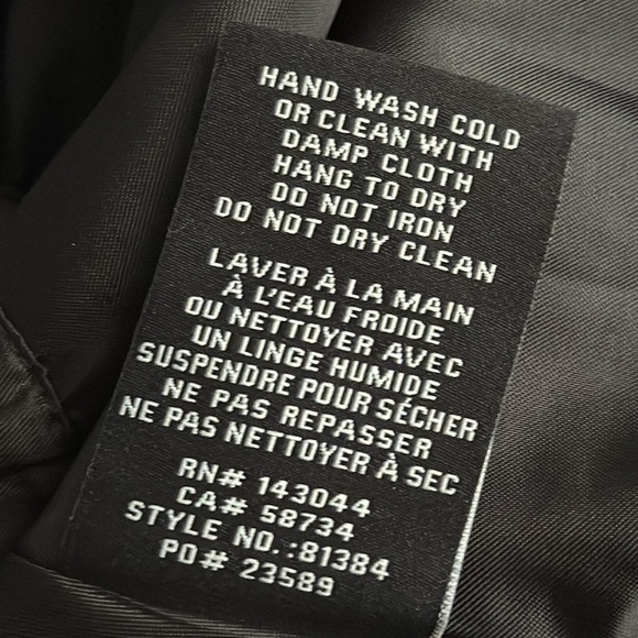 7 FOR ALL MANKIND Black‎ Faux Leather Mini Skirt sz M Stretchy Party Date Night - Picture 5 of 6